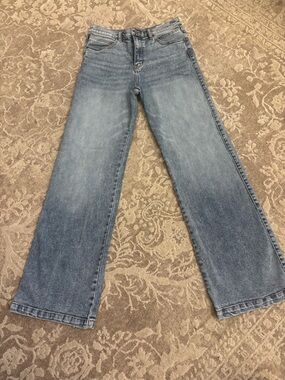 KanCan Light Blue High-Rise Wide Leg Jeans